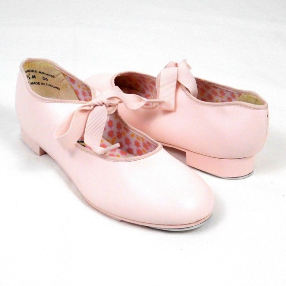 Capezio Other - NEW Capezio Girls Junior Tyette Pink Tap Shoes